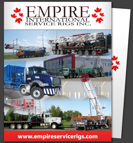 Print, Illustration: Empire Service Rigs Inc. Sales Folder (Front)