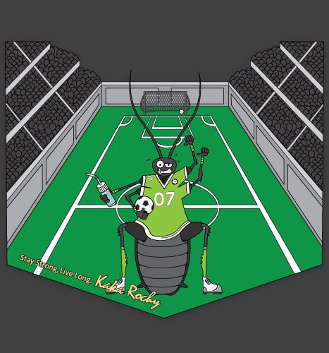 Illustration: Soccer Rochy T-Shirt Design