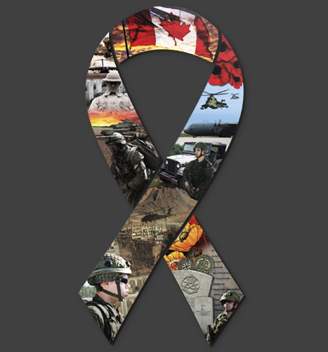 Print, Illustration: Support The Troops Ribbon