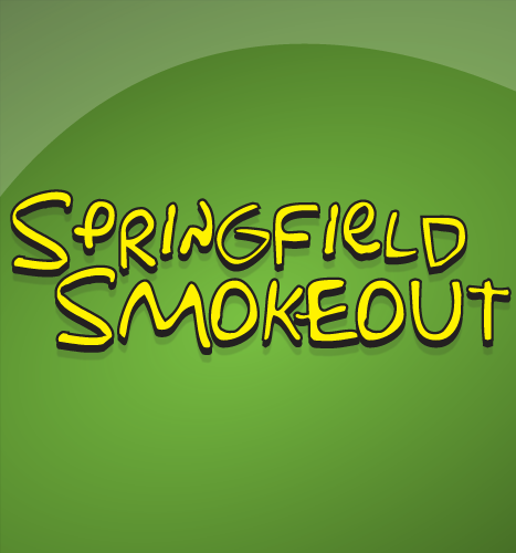 Illustration, Print: Springfield Smokeout Textual Logo