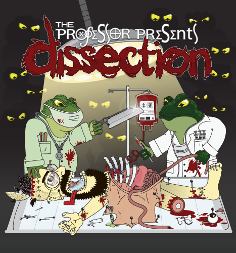 Print, Illustration: The Professor Presents...Dissection Album Cover (Front)