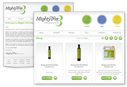 Mighty Trio | Website Design, eCommerce, Photography.